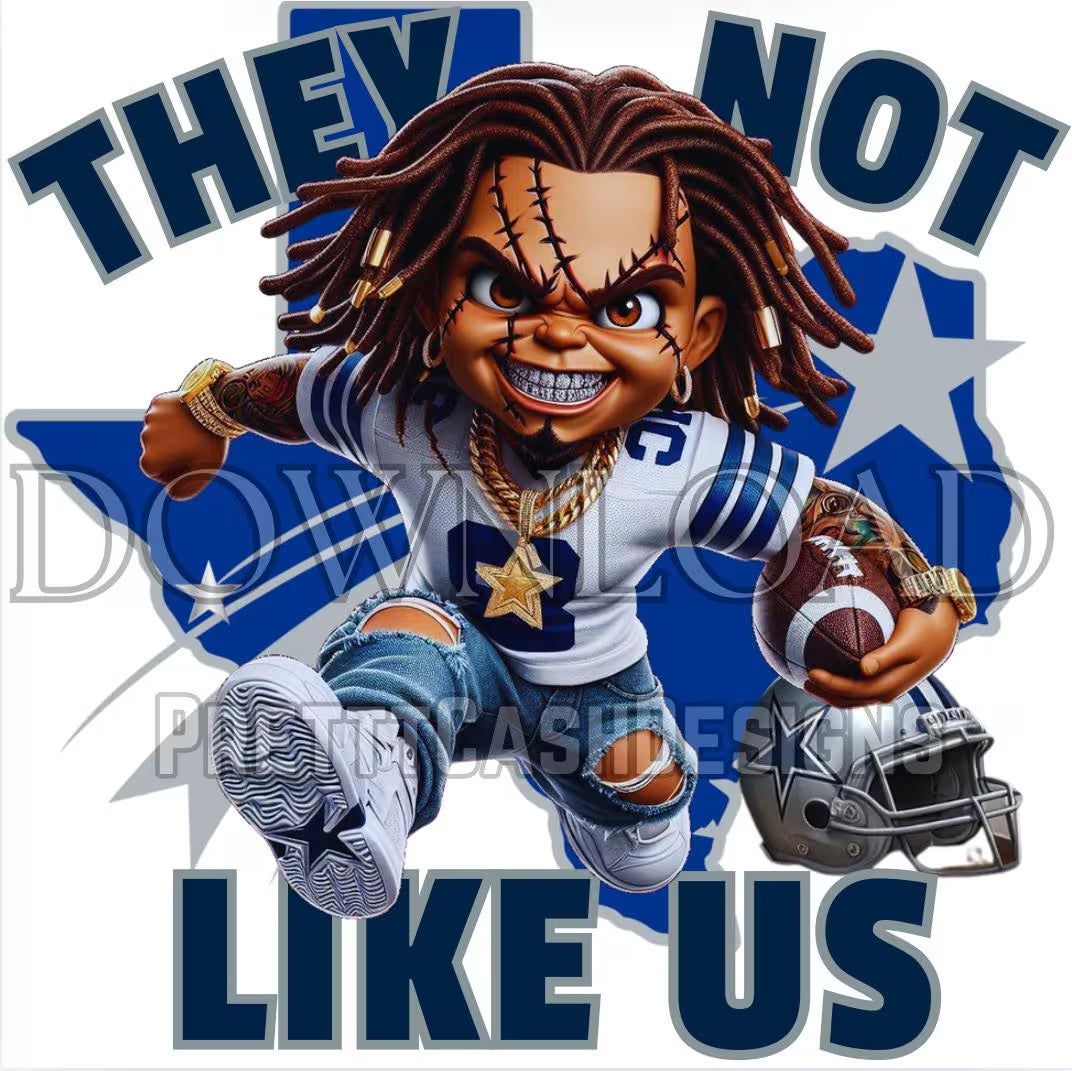 NFL Fan Art – Urban Sports PNGs | They Not Like Us Collection